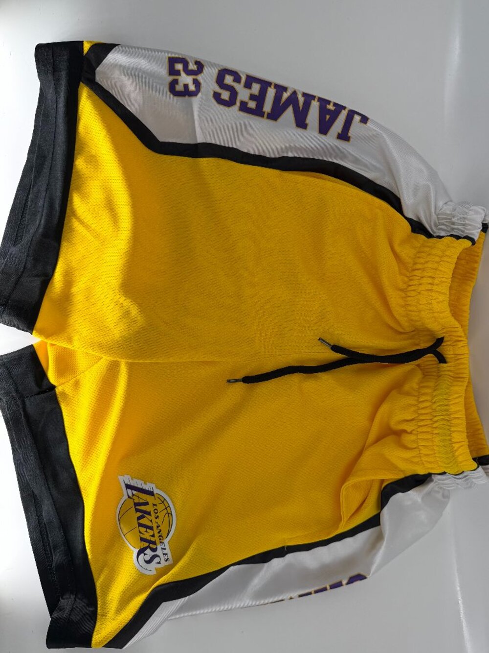 NBA Lebron James Laker shorts size Small